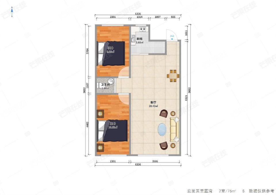 整租·宏发英里(蓝湾)