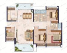 富威堡翠湖岭峰4室2厅3卫户型图