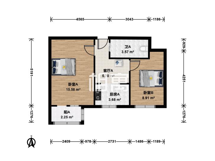 整租·八里庄东里北巷