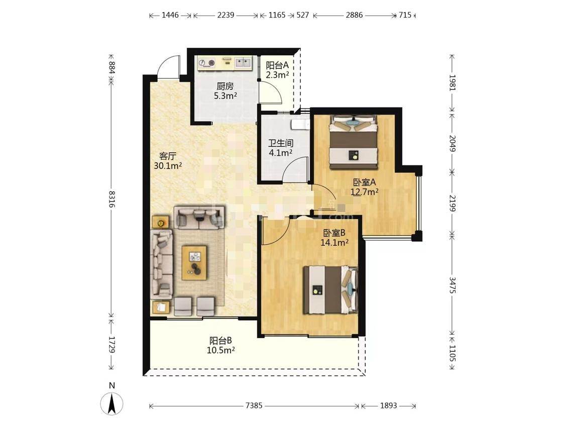 整租·嘉盛名都