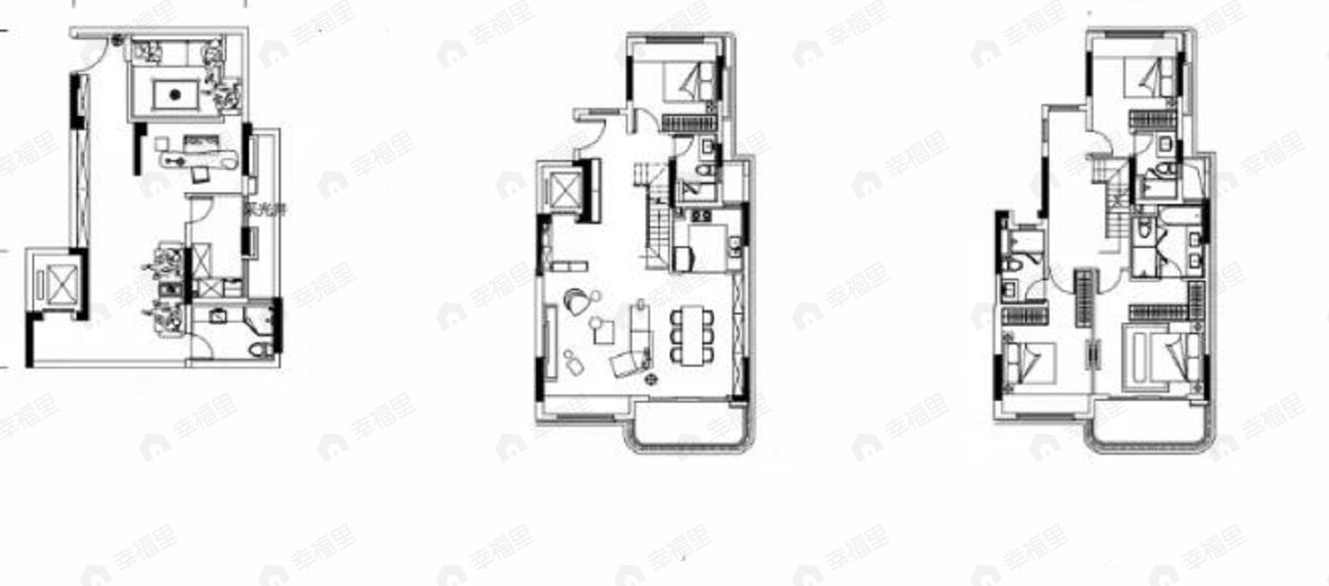 云门天玺4室2厅5卫户型图