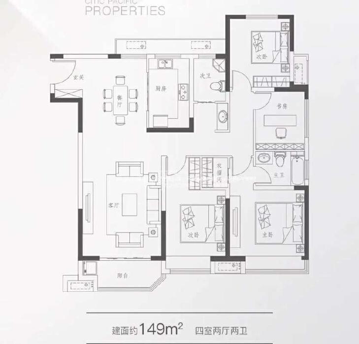 整租·中信泰富济南尊