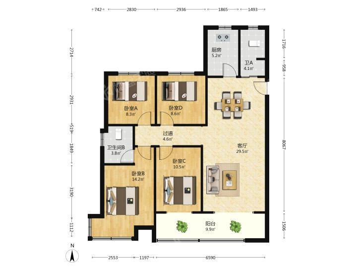 整租·安泰金升华府