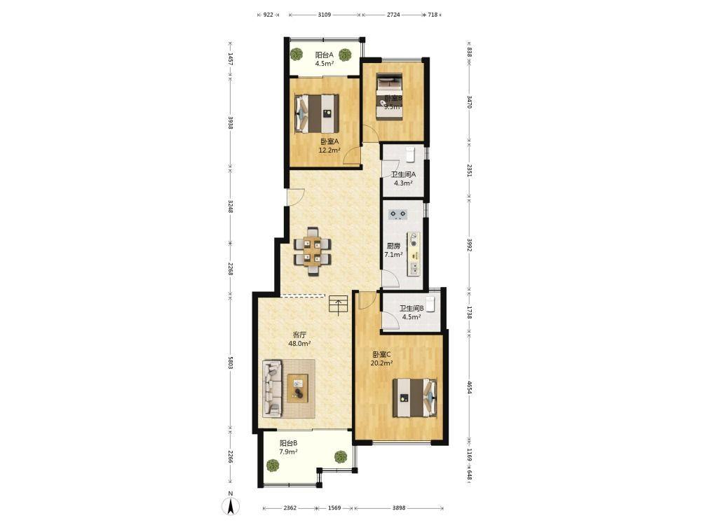 整租·翠屏国际城(金榕苑)