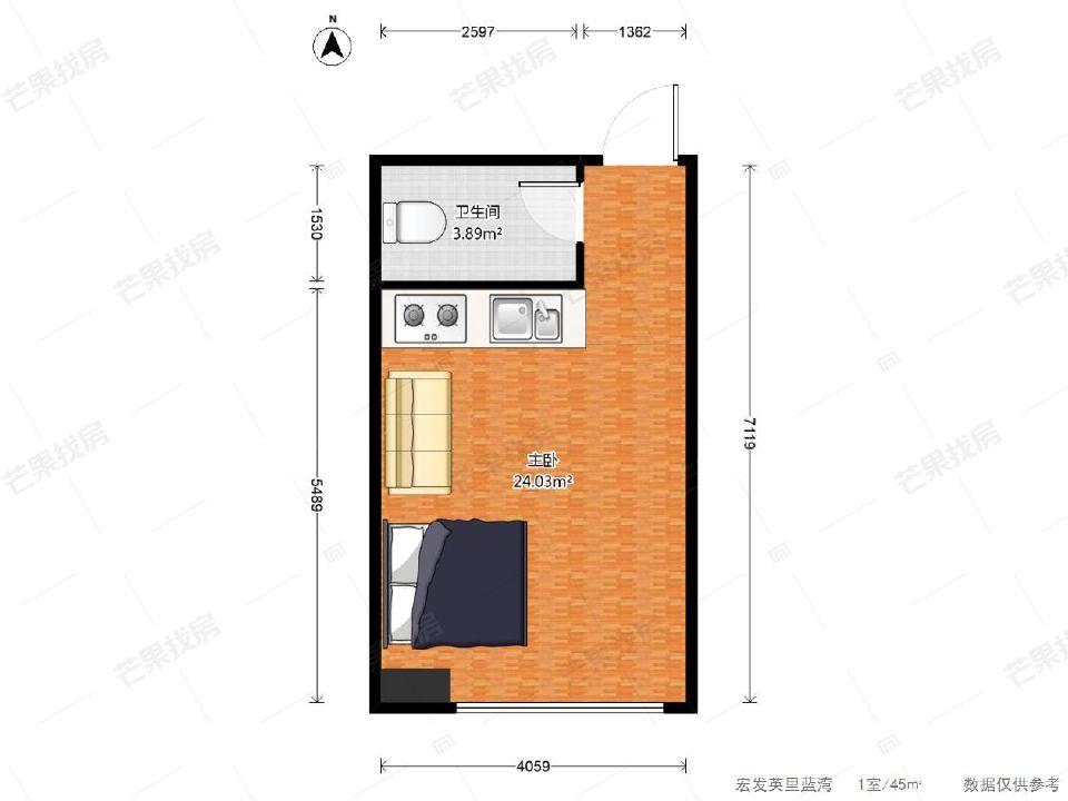 整租·宏发英里(蓝湾)