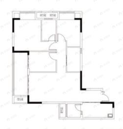 奥园玺樾东方3室2厅2卫户型图