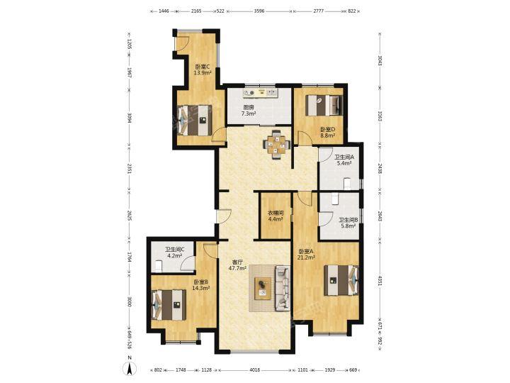 整租·华润中海幸福里