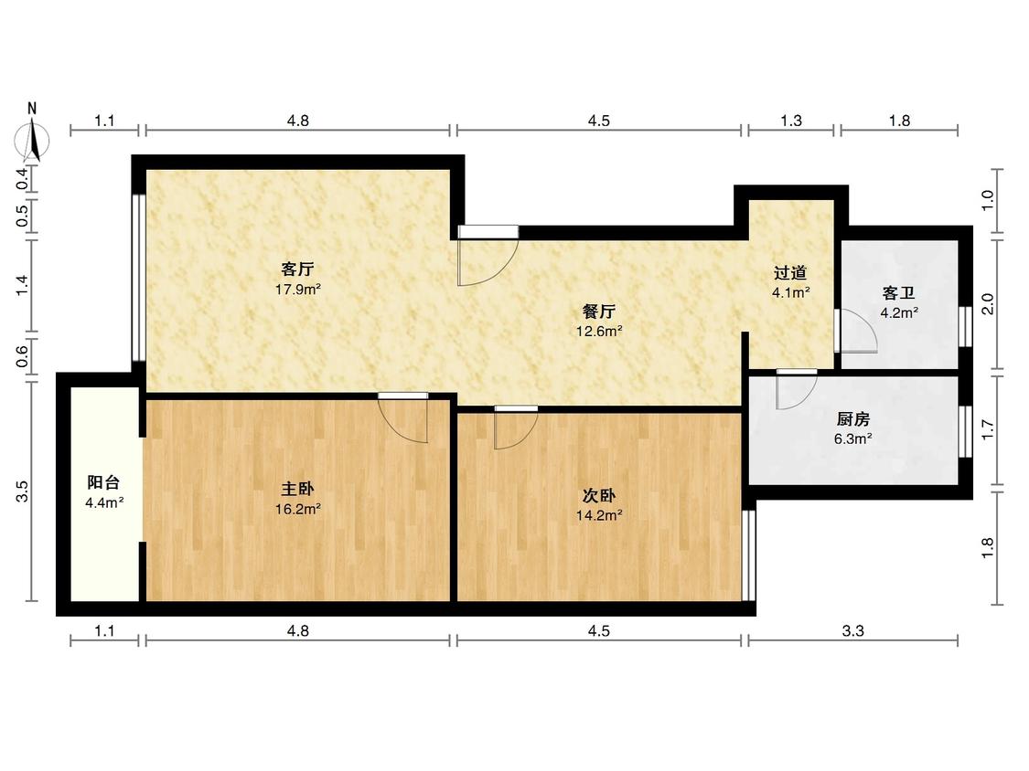 整租·南门坝小区二区