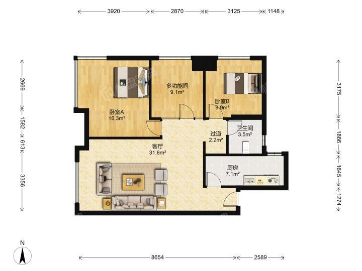 整租·鑫龙橄榄国际