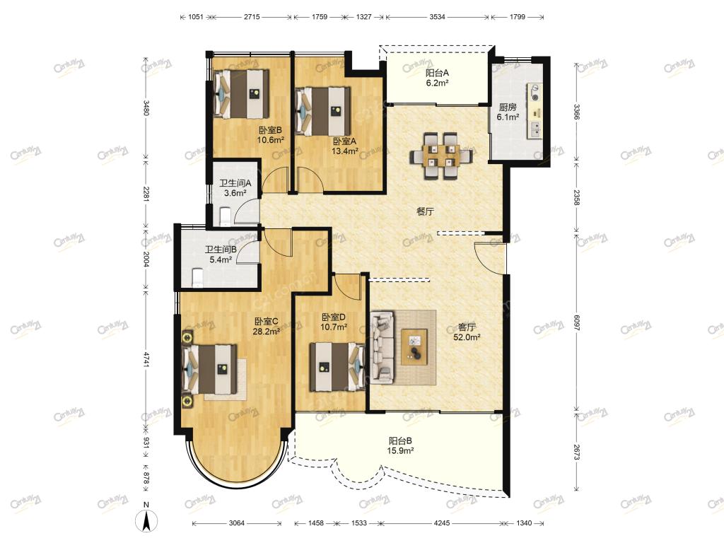 整租·合生帝景湾