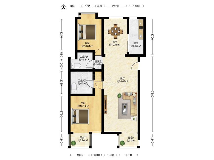 整租·玺萌公馆
