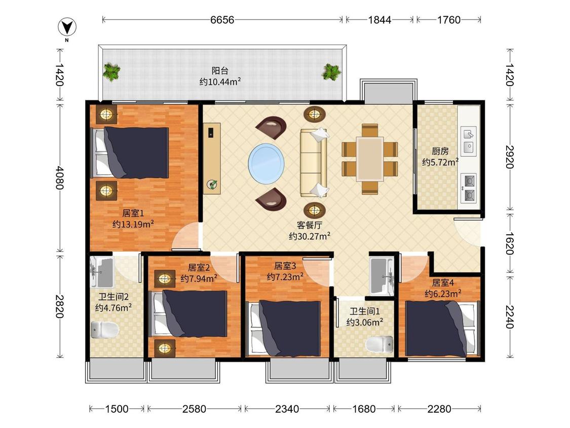 整租·金科博翠明珠