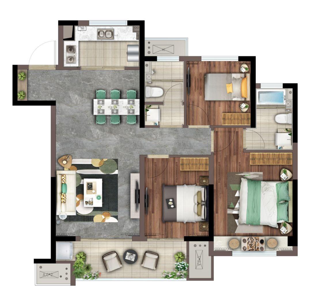 整租·绿地莫兰迪公馆