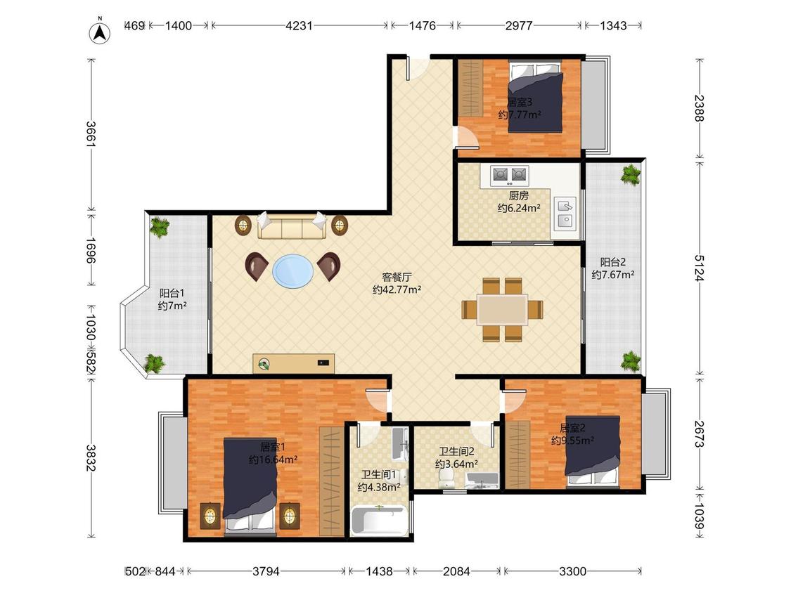 整租·凯茵新城(雅湖居)