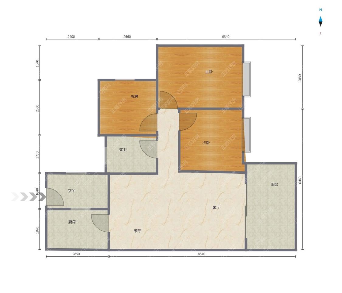 整租·时代倾城(三期)