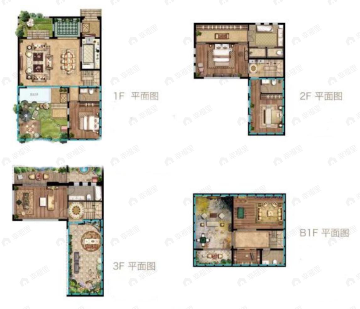 清凉灞柳3室3厅5卫户型图
