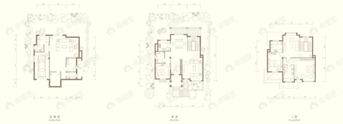 首创澜茵山5室3厅3卫户型图
