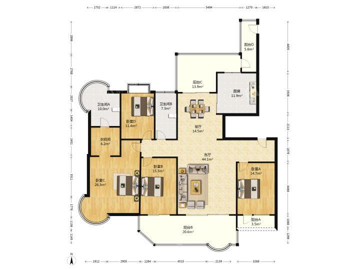 整租·银和怡海山庄