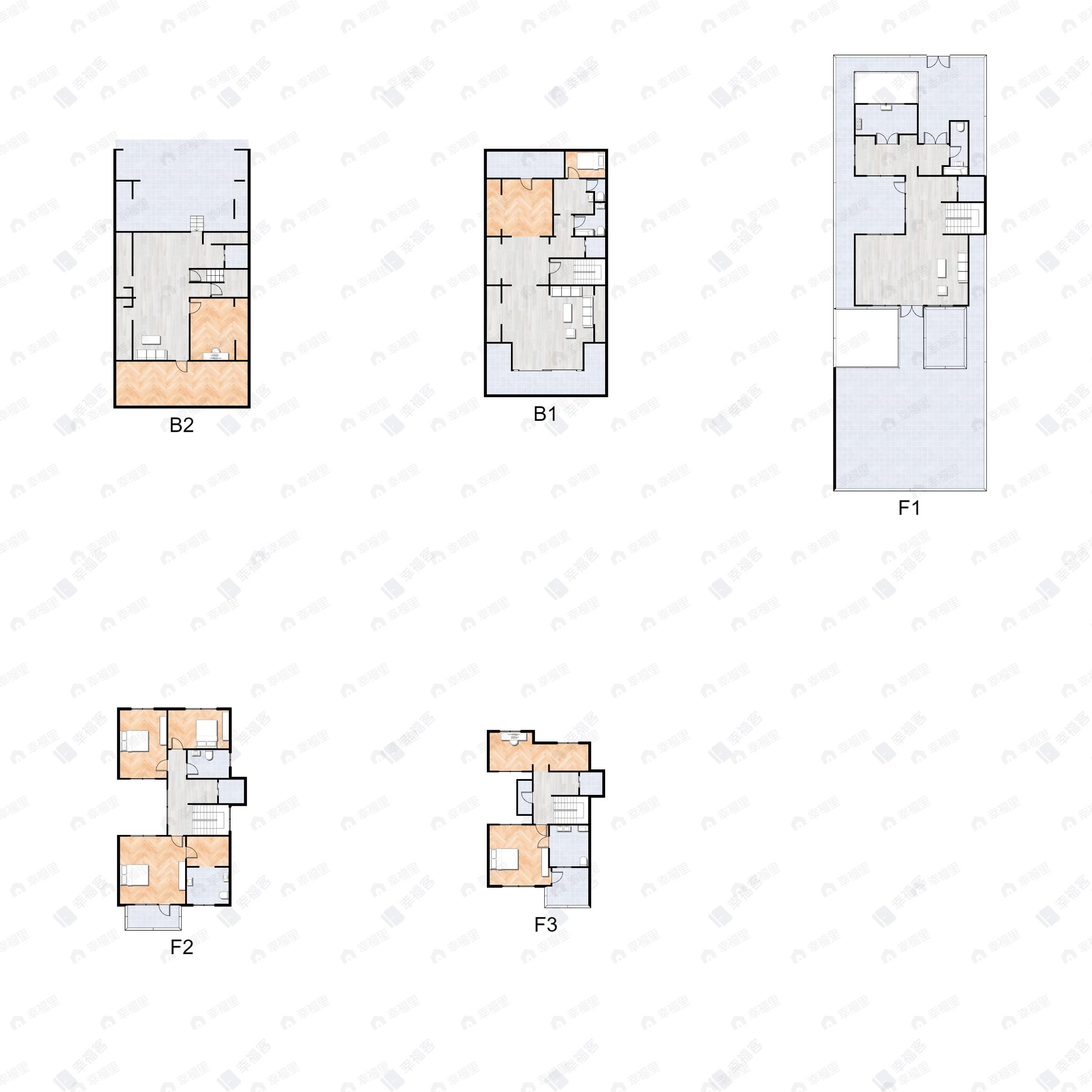 5室7厅6卫建面560平北|南|西|东户型图