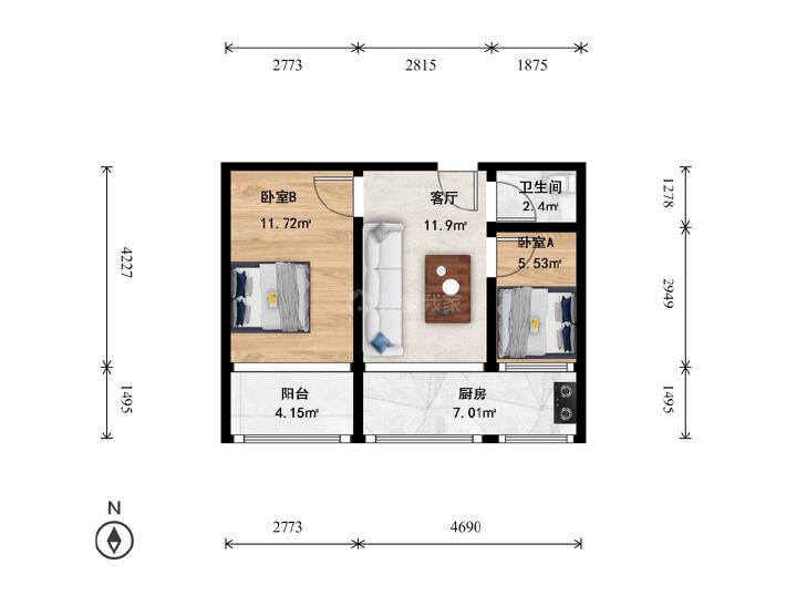 整租·黑窑厂西里小区
