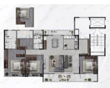 博观星海知海园望海园4室2厅2卫户型图