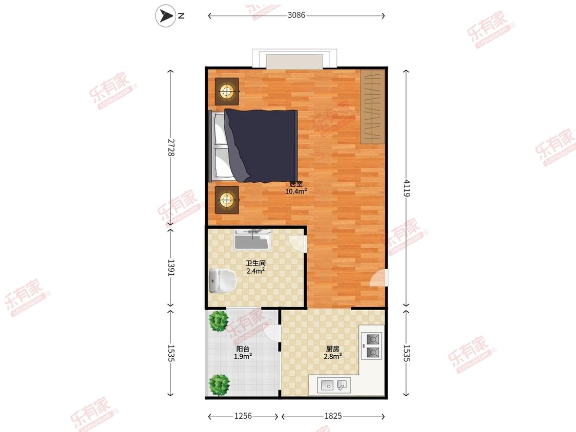 整租·东方美地苑