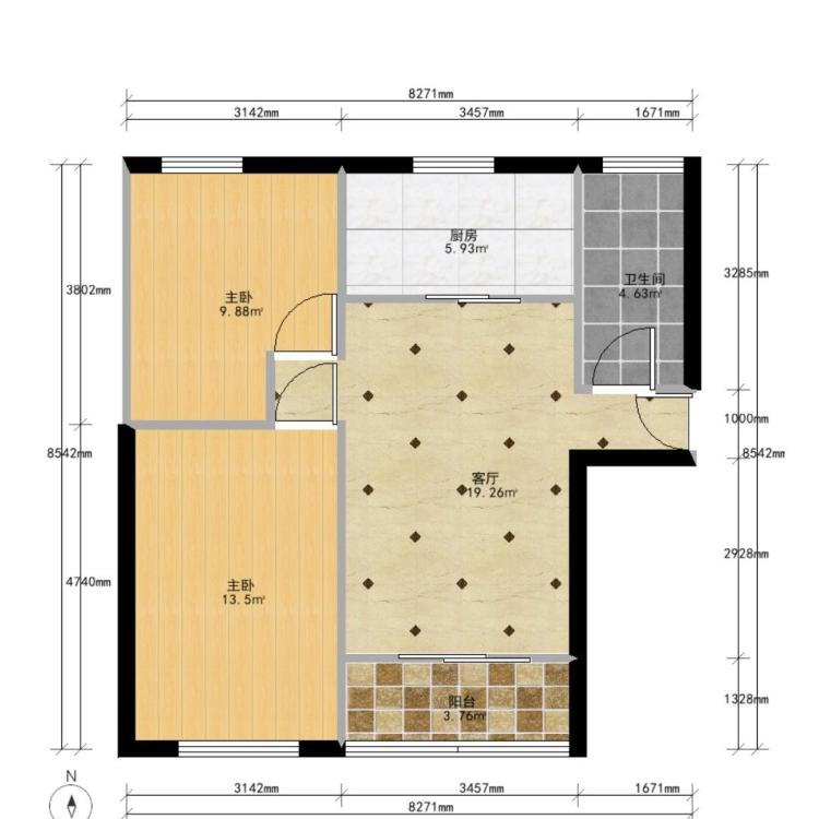 整租·汇秀景苑(二街坊)