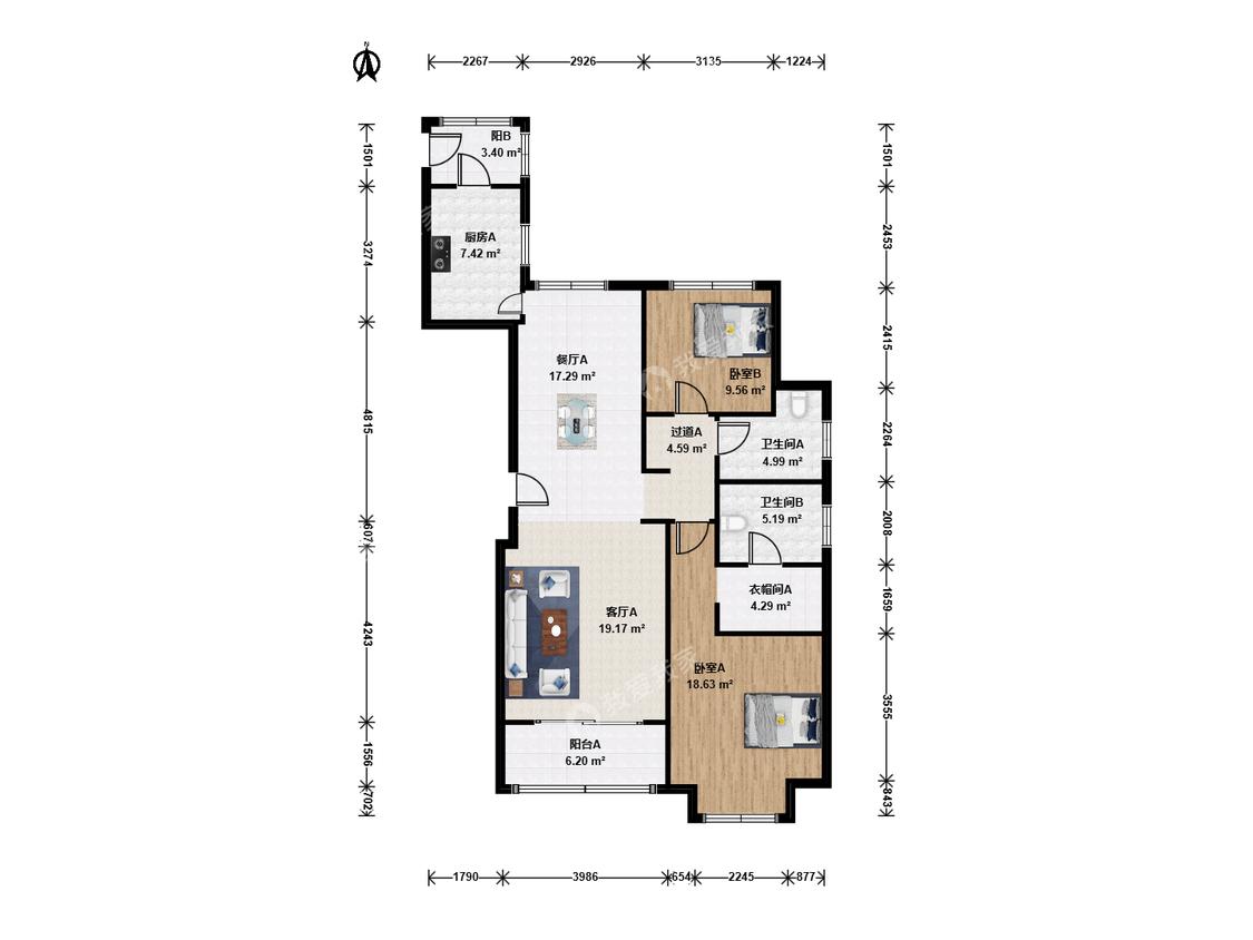 整租·旭辉铂悦秦淮
