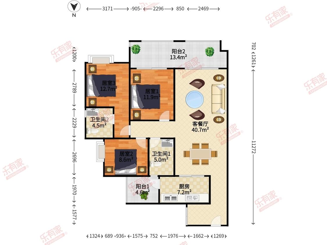 整租·保利国际广场中央公园