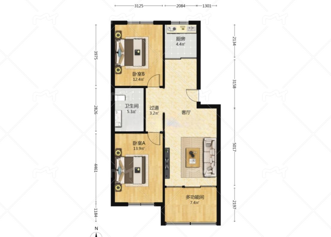 整租·海滨花园(东岳东路)