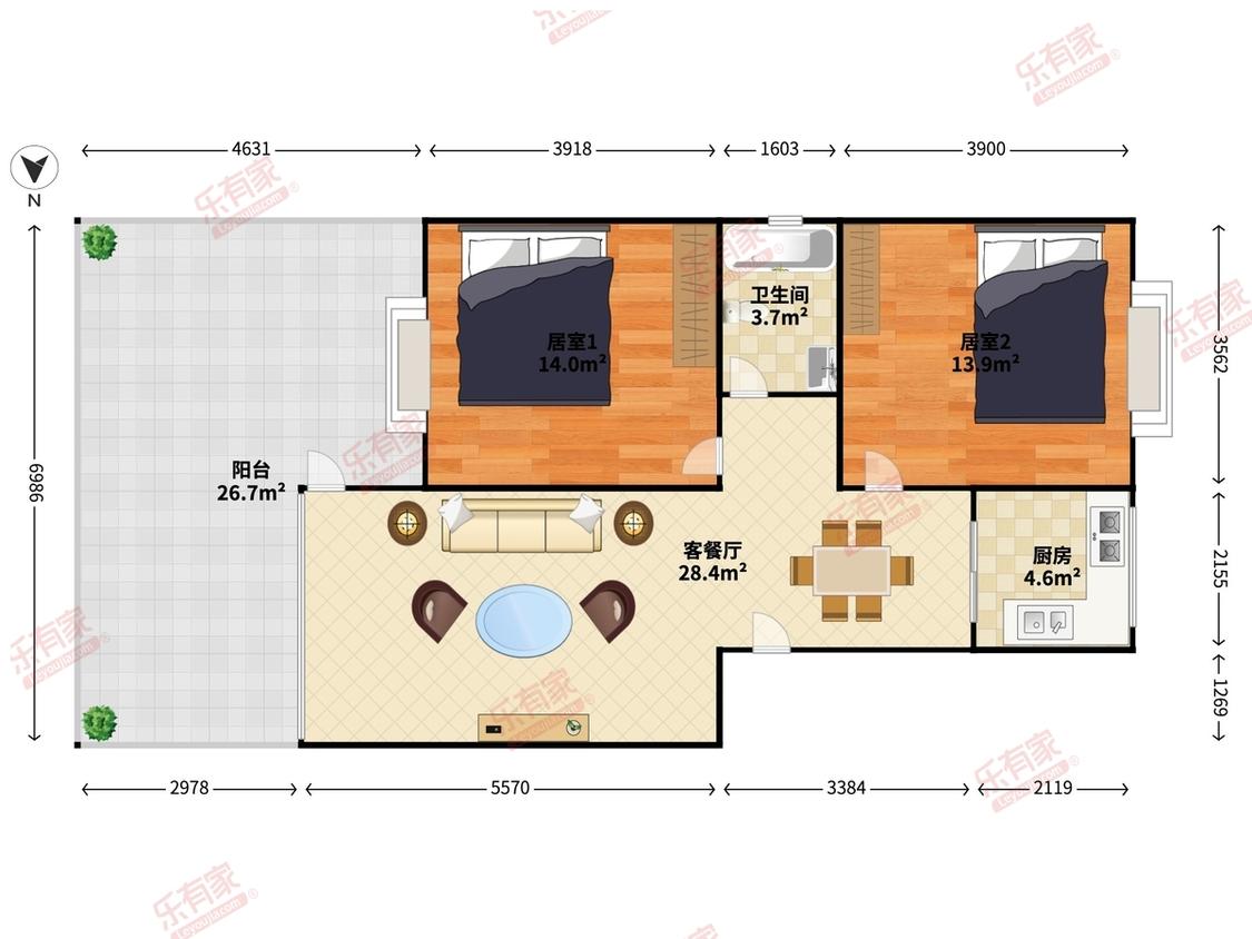 整租·濠东花园