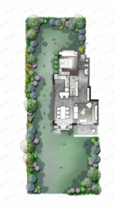 4室2厅3卫建面153平南户型图