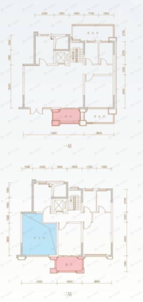 铁投紫瑞府4室3厅4卫户型图