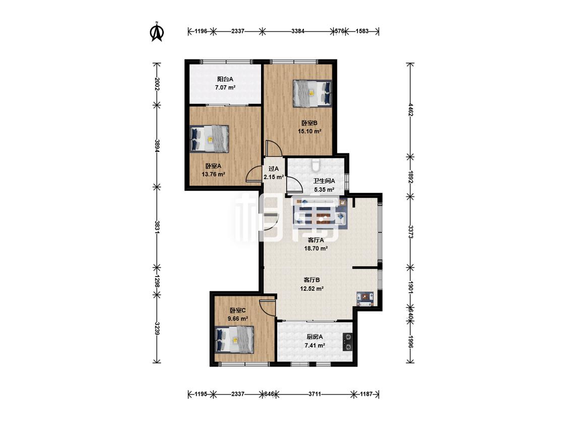 整租·德信泊林印象