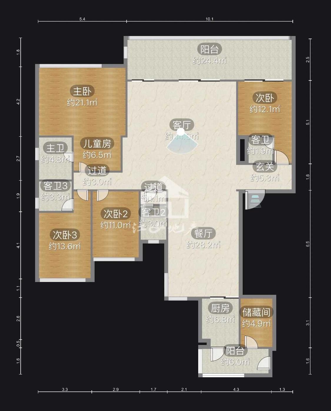 整租·嘉和城(高迪公馆)