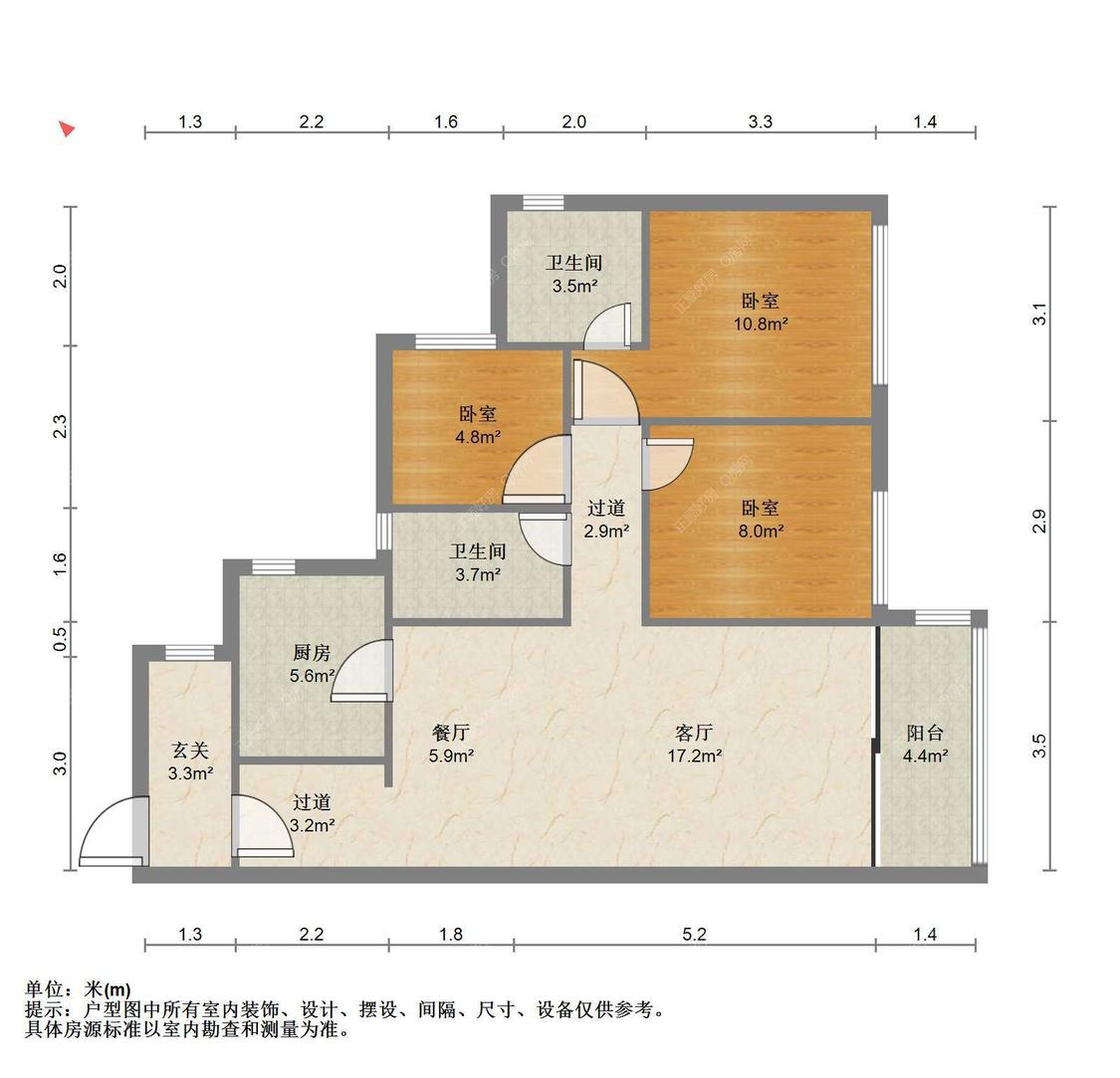 整租·时代山湖海(兼得)