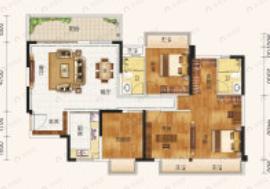 云星钱隆御园4室2厅2卫户型图
