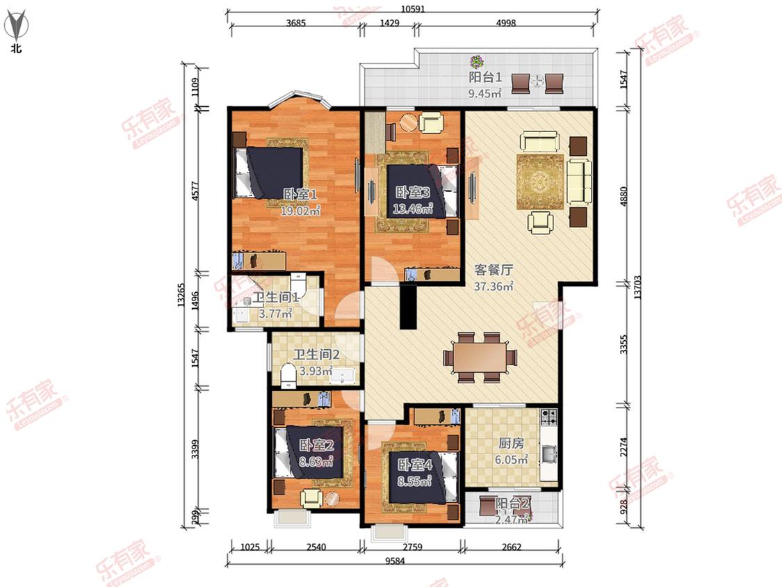 整租·珠江帝景湾