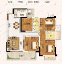 云星钱隆御园4室2厅2卫户型图