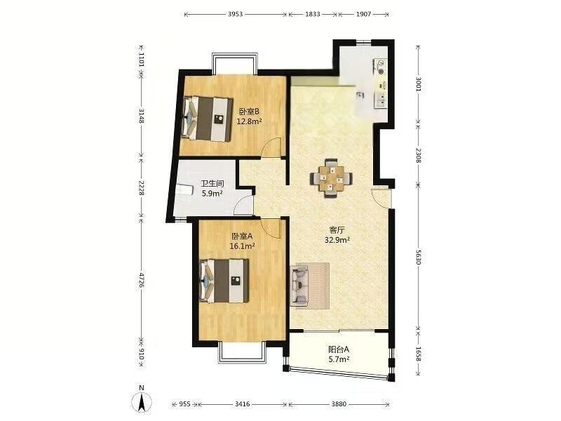 整租·枫桦景苑(北区)