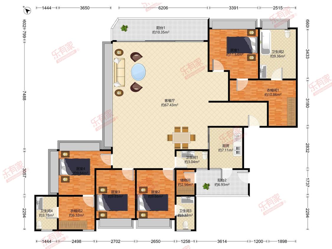 整租·颐城栖湾里