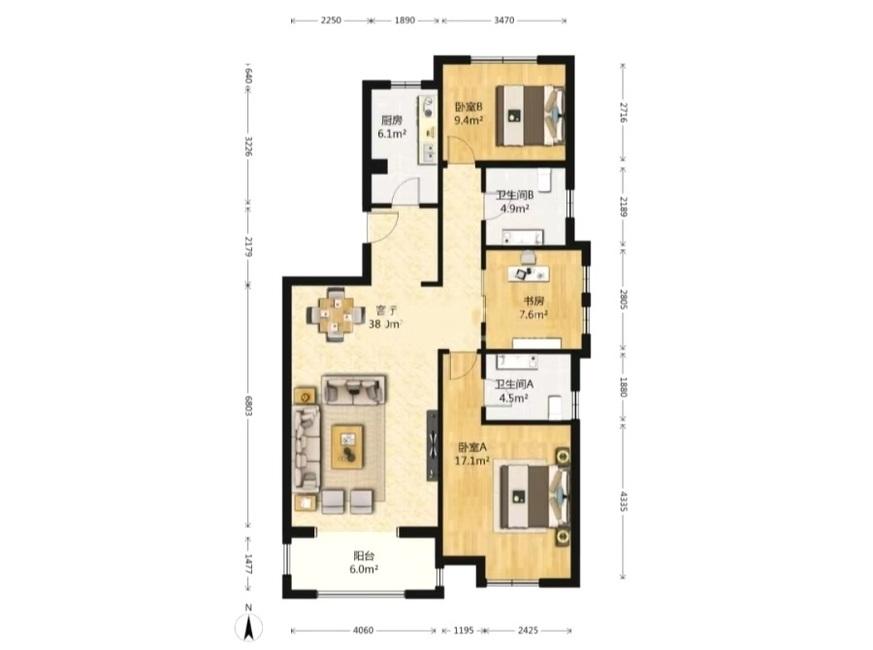 整租·金地仰山(西区)