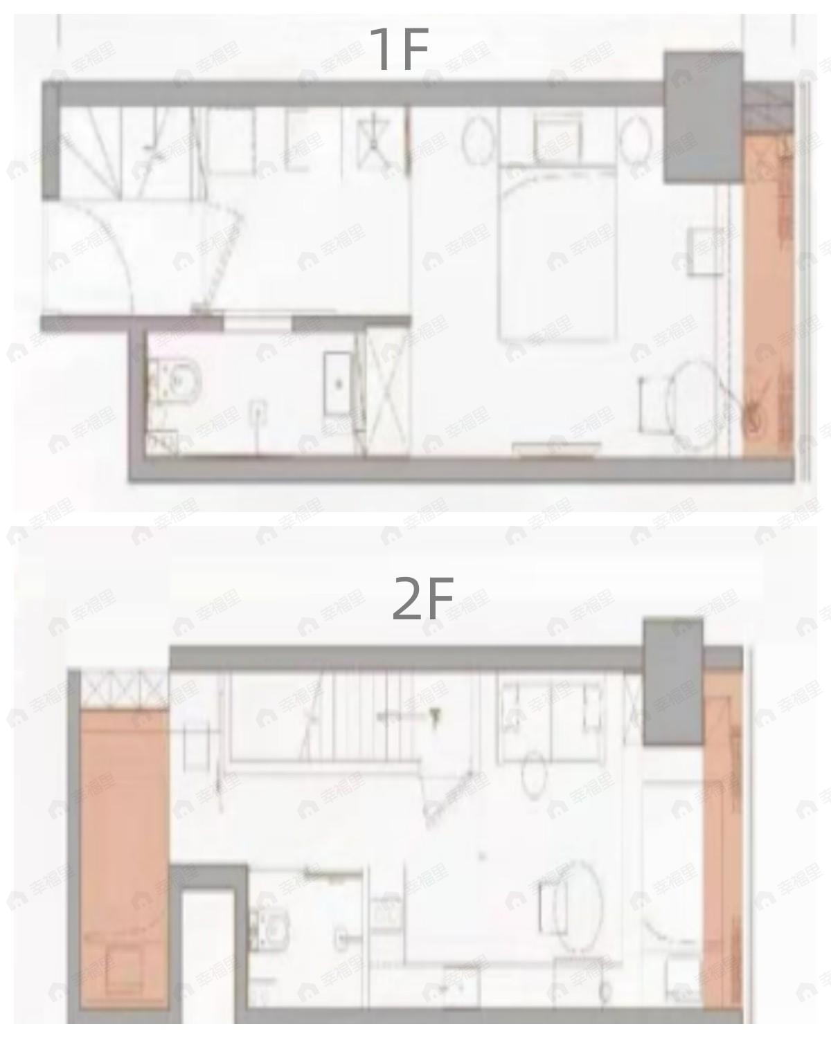 3室1厅2卫建面42平东户型图