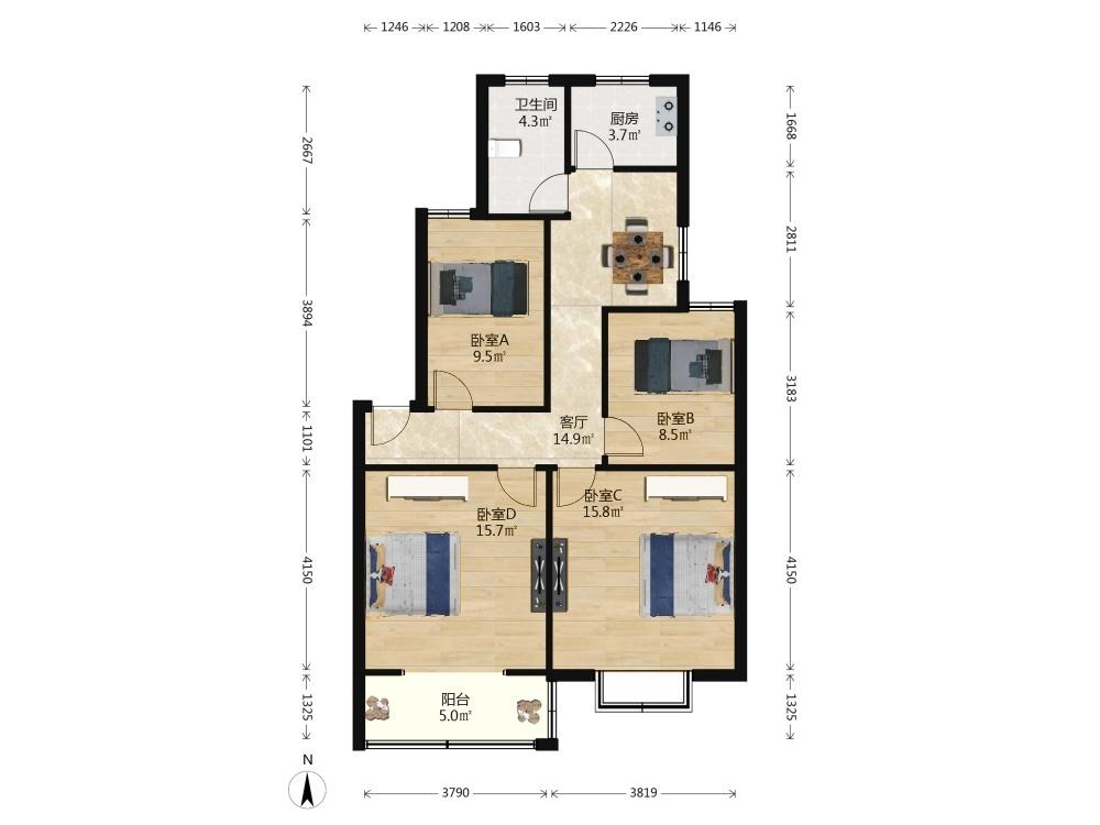 整租·天景山公寓(花锦苑)