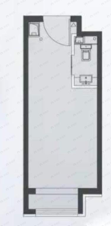 大华非凡御1室1厅1卫户型图