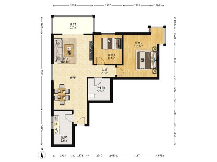 整租·超英长乐家园