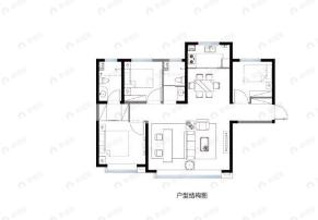 秦基高铁1号院3室3厅2卫户型图