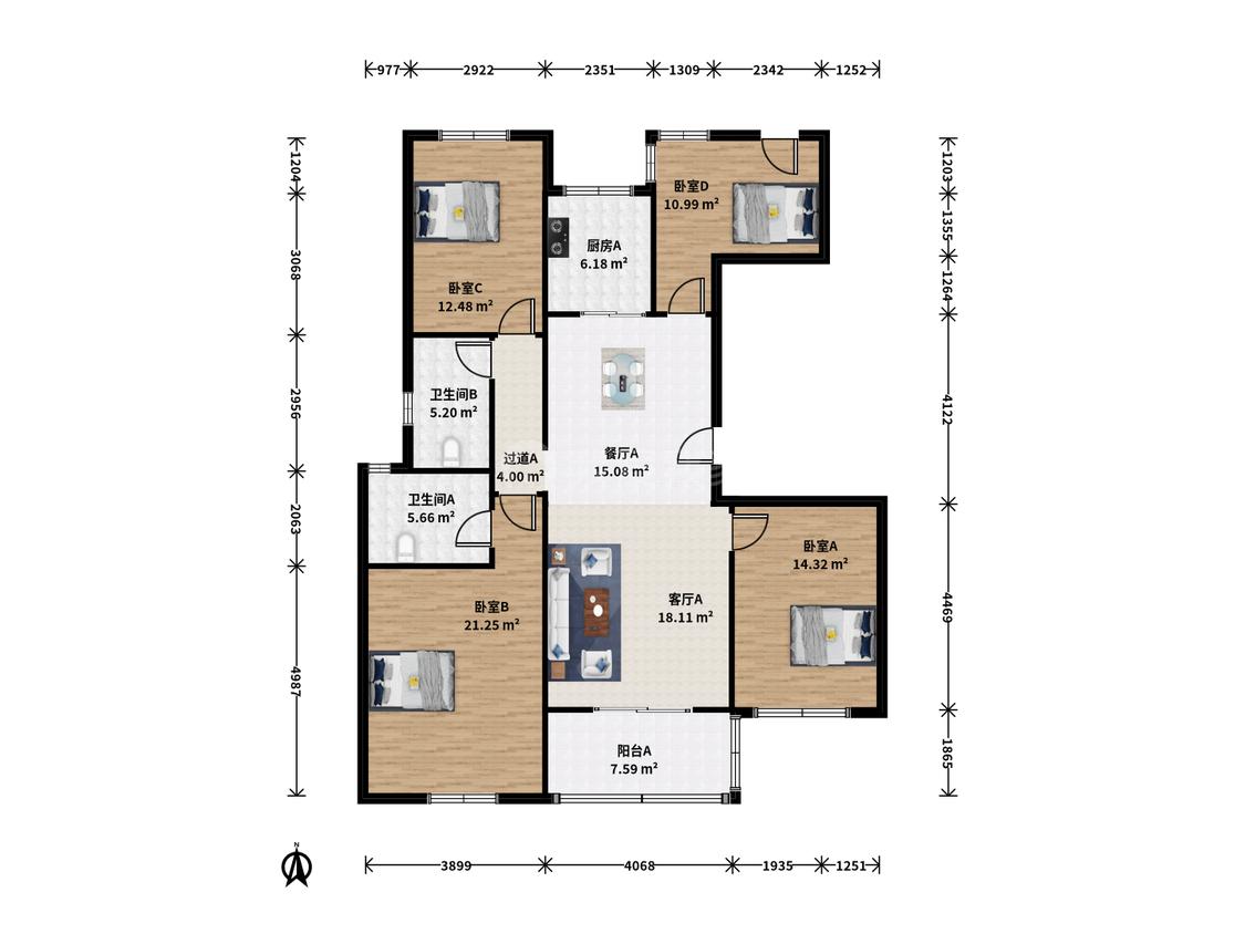 整租·万科玲珑东区
