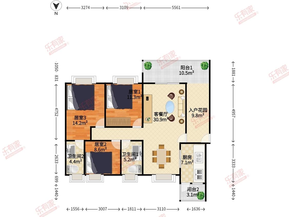 整租·保利林语爱丁堡
