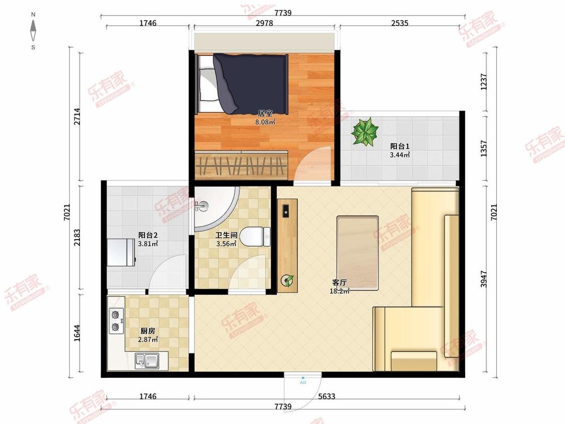 整租·碧桂园(公园1号)